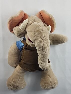 Vintage 1985 Ganz Bros Wrinkles Trunkit Elephant Plush Hand Puppet 17"
